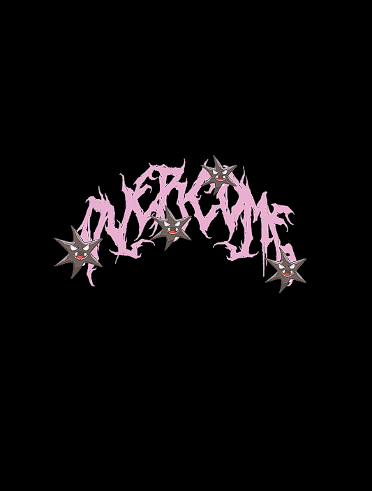 Camiseta Oversized Overcome Madstar Preta-001