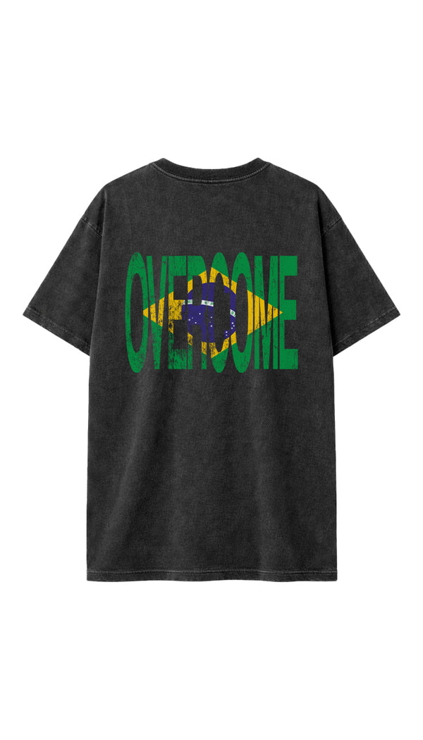 Camiseta Oversized Overcome Brasil Flag Estonada-001