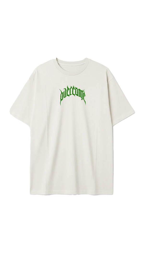 Camiseta Overcome Oversized Dark Angel 2.0 Off White/Verde-001