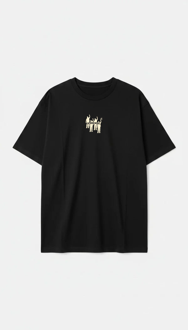 Camiseta Overcome Oversized All Rise Preta-001