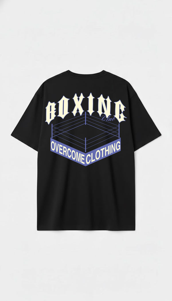 Camiseta Overcome Oversized Champions Boxing Preta-001