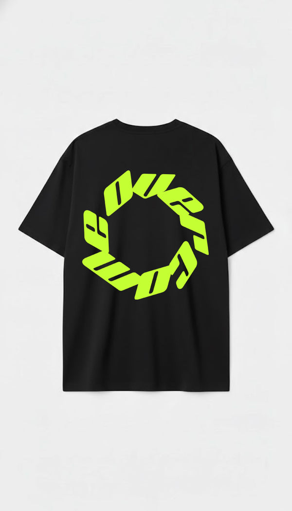 Camiseta Overcome Oversized NLN Preta-001