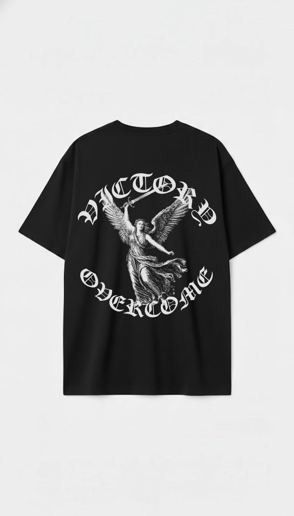 Camiseta Overcome Oversized New Victory Preta-001