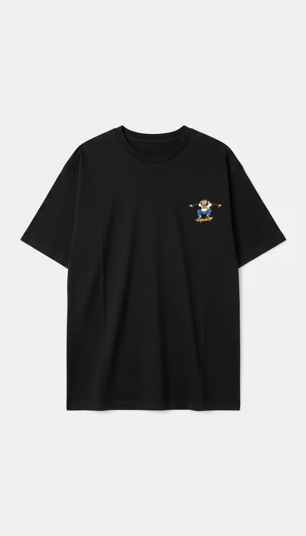 Camiseta Overcome Oversized Street Ape Preta-001