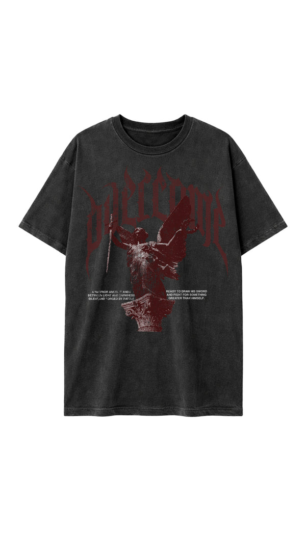 Camiseta Overcome Dark Angel Estonada/Vermelha-001
