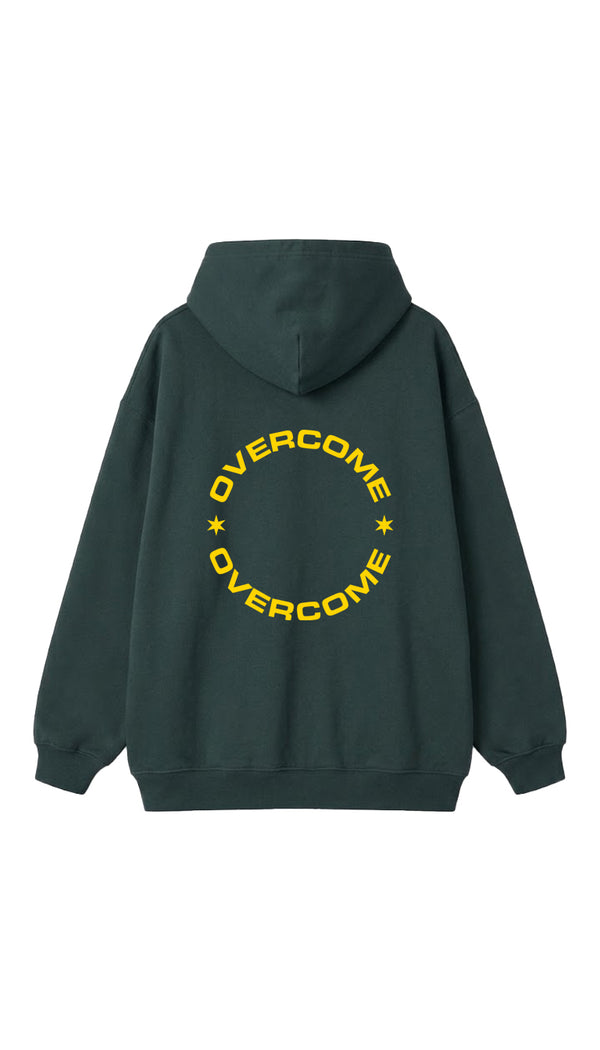 Moletom Overcome Canguru Encore Verde/Amarelo-001