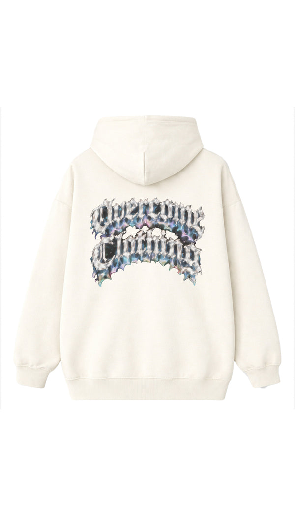 Moletom Overcome Canguru Honestly Off White-001