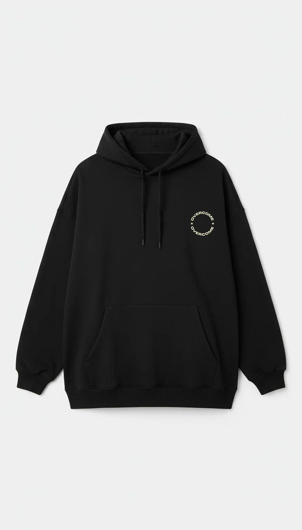 Moletom Overcome Canguru Encore 2.0 Preto/Off White-001