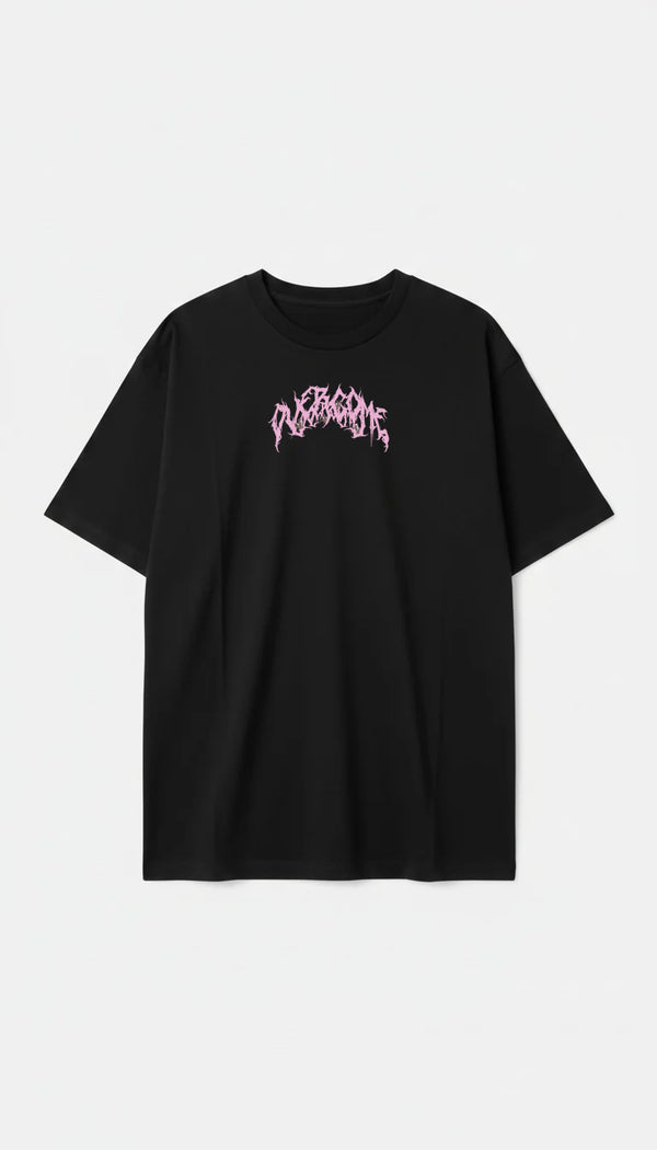 Camiseta Oversized Overcome Madstar Preta-001