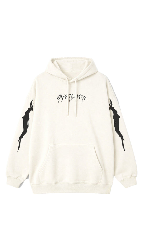 Moletom Overcome Canguru Dark Age Off White/Preto-001