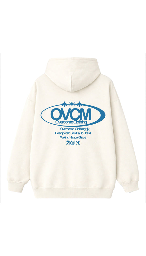 Moletom Overcome Canguru Legacy Off White-001
