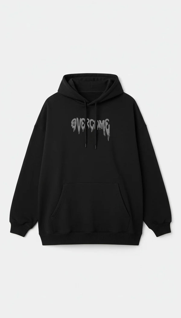 Moletom Overcome Canguru Bad Blood Preto-001