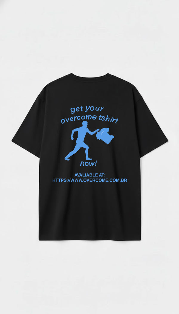 Camiseta Oversized Overcome Ovcm TShirt Preta-001