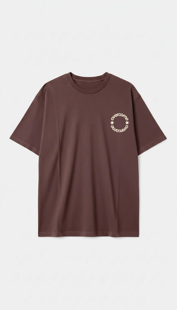 Camiseta Overcome New Encore Marrom-001
