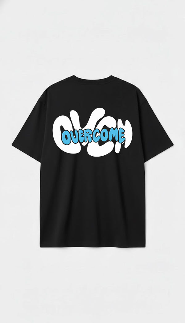 Camiseta Overcome Oversized Pound Preta-001