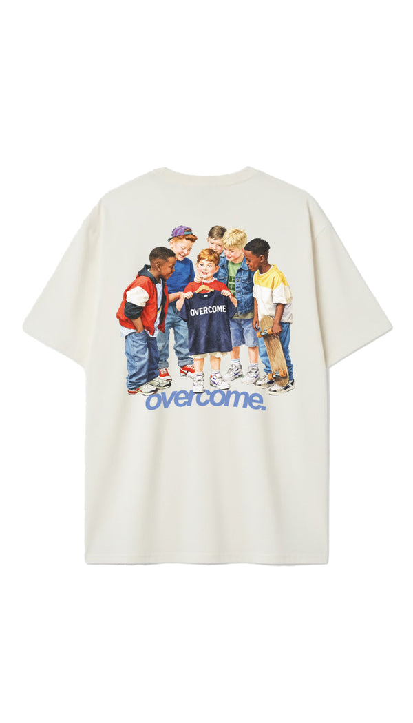 Camiseta Oversized Overcome Kids Off White-001