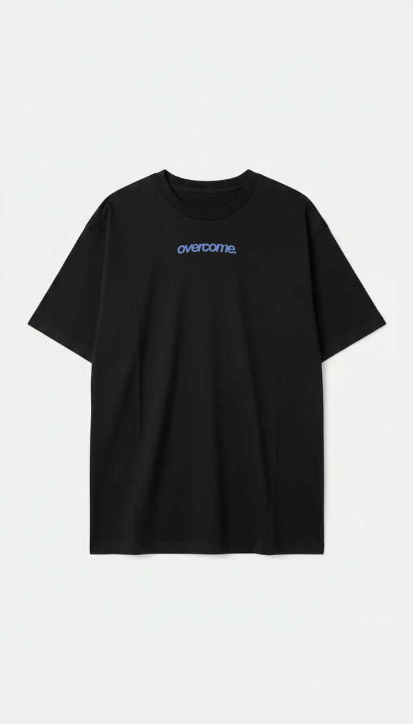 Camiseta Oversized Overcome Kids Preta-001