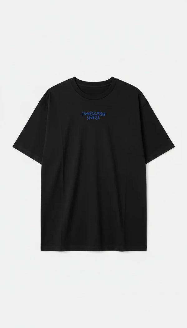 Camiseta Oversized Overcome Gang Preta-001