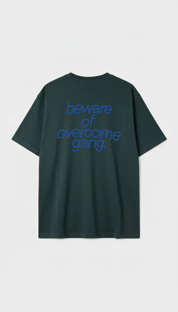 Camiseta Oversized Overcome Gang Verde-001