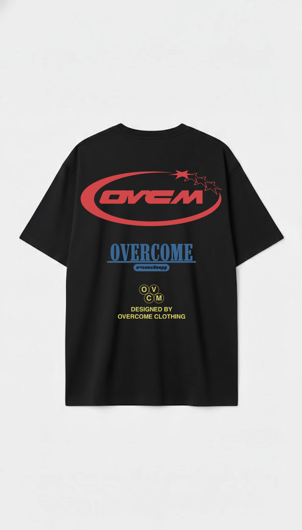 Camiseta Oversized Overcome Motorsport Preta-001