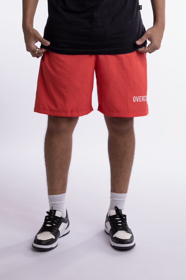 Shorts Overcome Essentials Vermelho