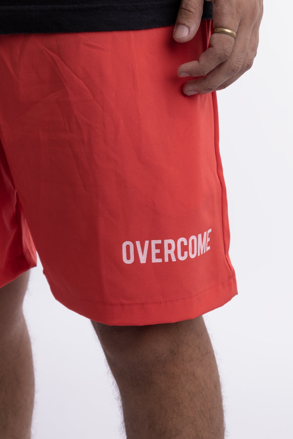 Shorts Overcome Essentials Vermelho
