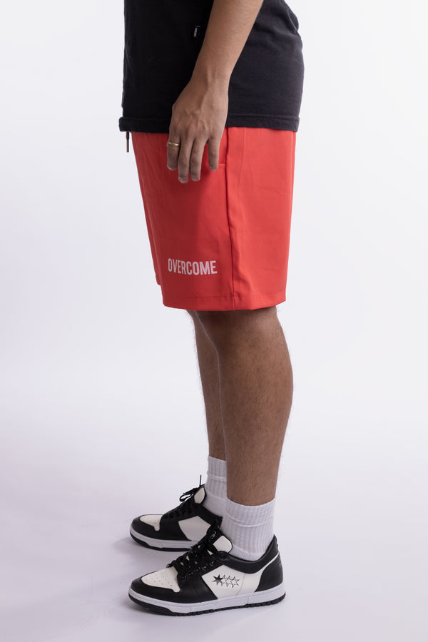 Shorts Overcome Essentials Vermelho