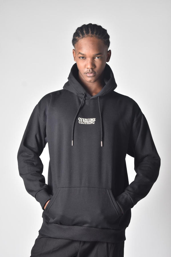 Moletom Overcome Canguru Hipnose Preto