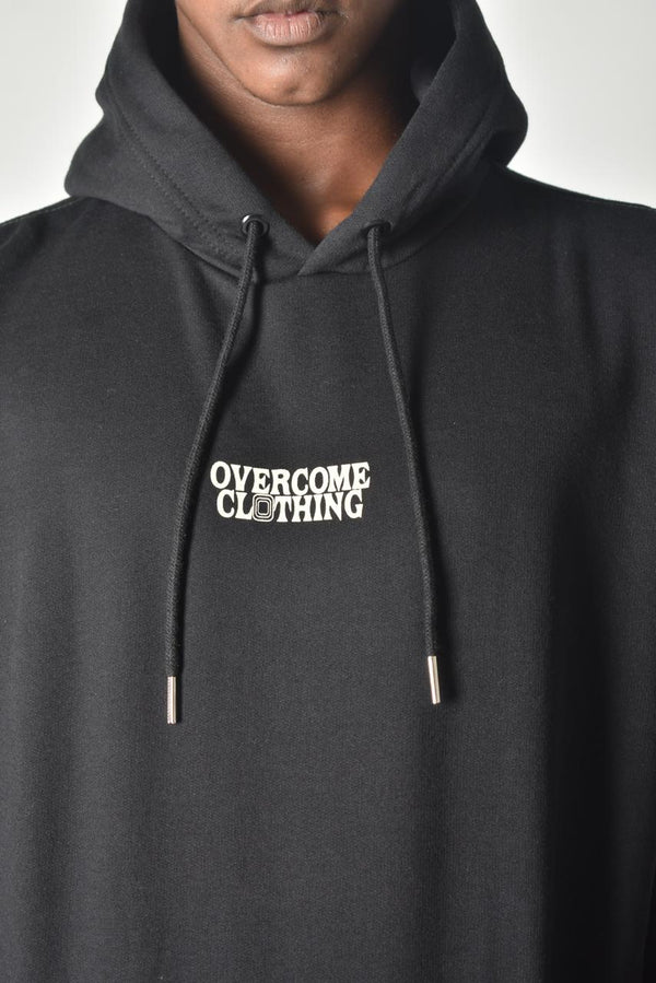 Moletom Overcome Canguru Hipnose Preto