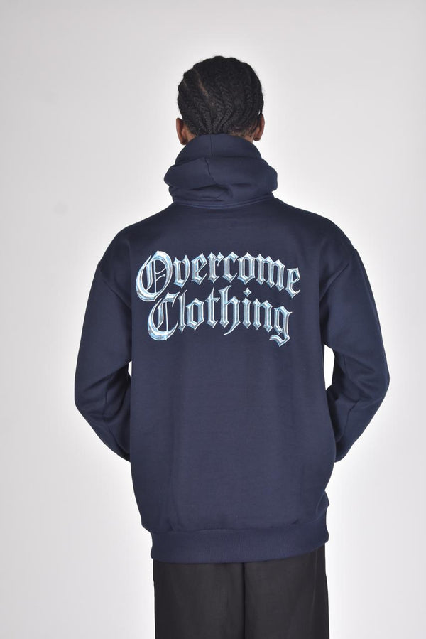 Moletom Overcome Canguru Metal Azul Marinho