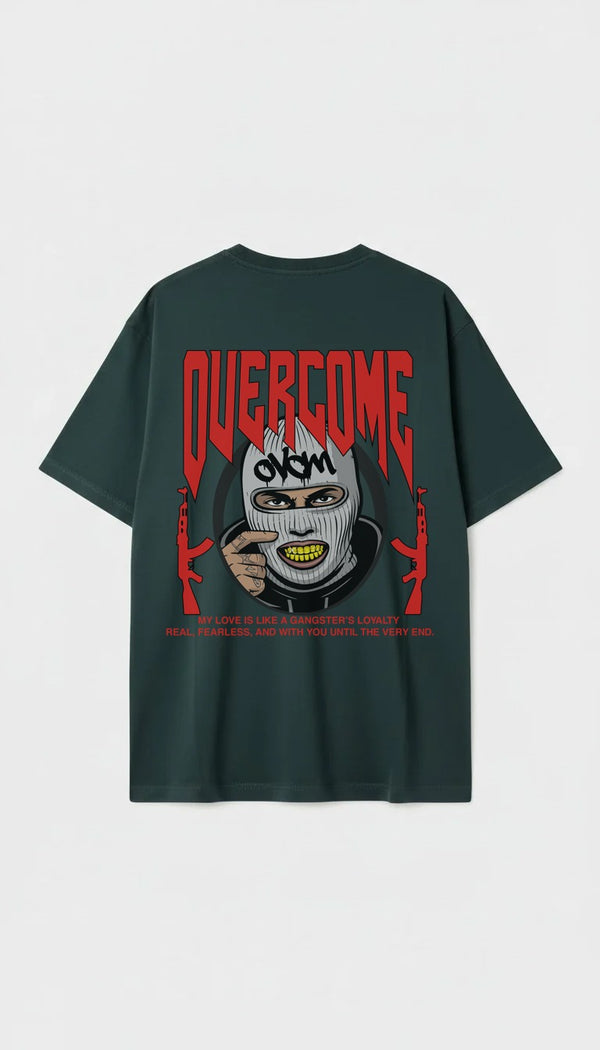 Camiseta Oversized Overcome Gangster Verde-001