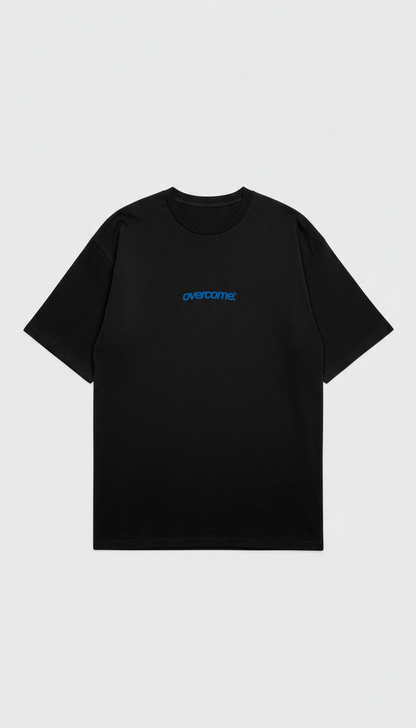 Camiseta Overcome logo 25 Preta/Azul-001