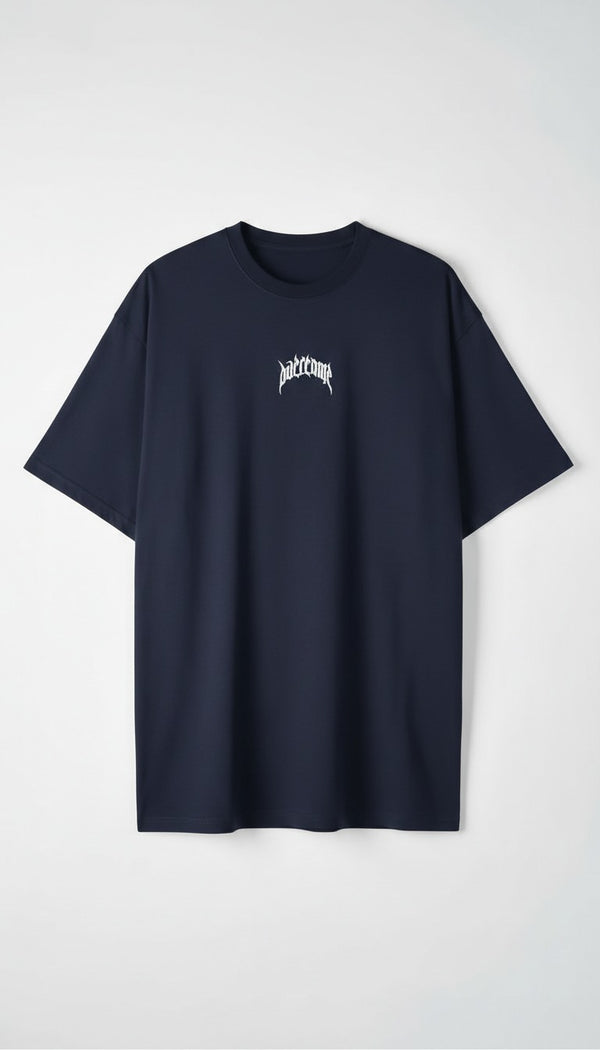 Camiseta Overcome Oversized Dark Angel 2.0 Azul/Branca-001