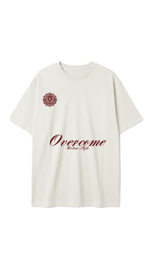 Camiseta Oversized Overcome 10 Off White-001