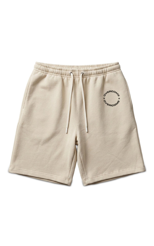 Bermuda Moletom Overcome Encore Bege-001