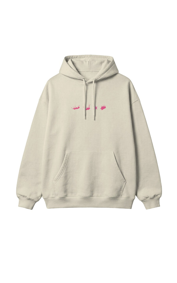 Moletom Overcome Canguru Pest Control Off White-001