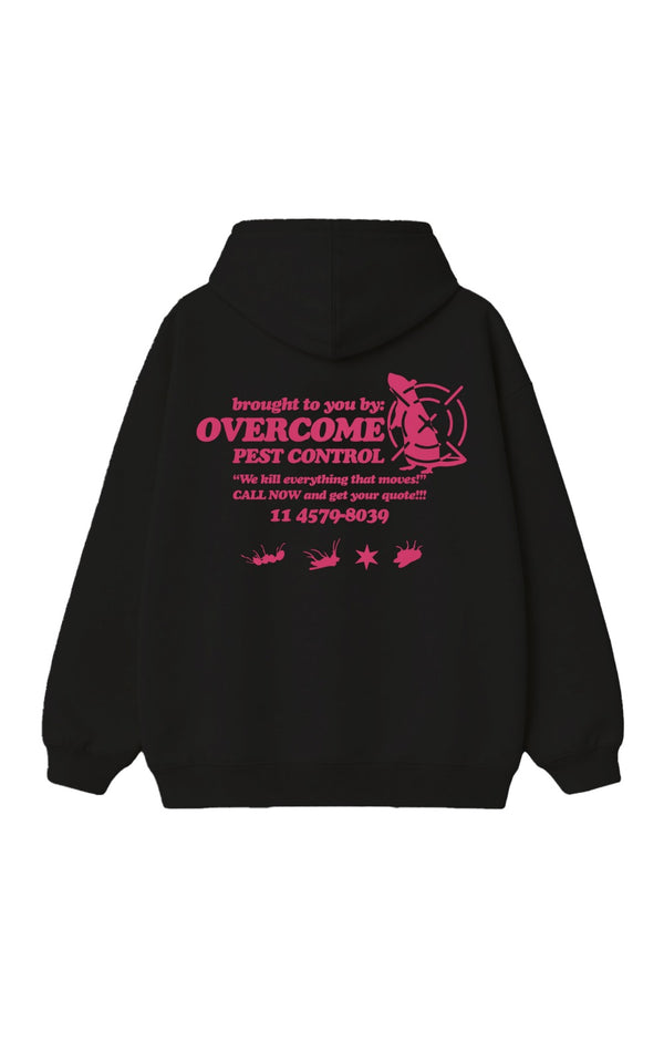 Moletom Overcome Canguru Pest Control Preto-001