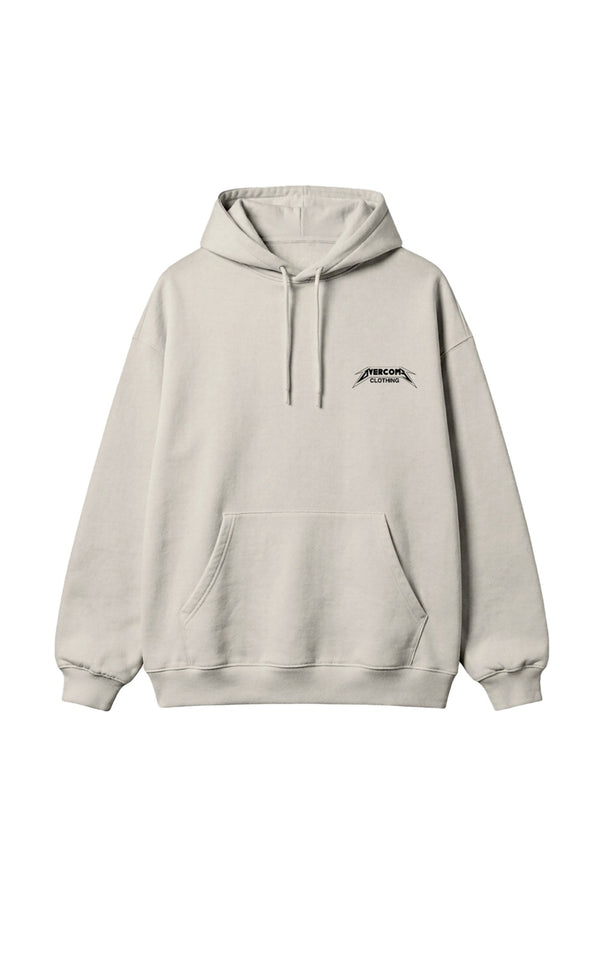 Moletom Overcome Canguru Metallic Off White-001