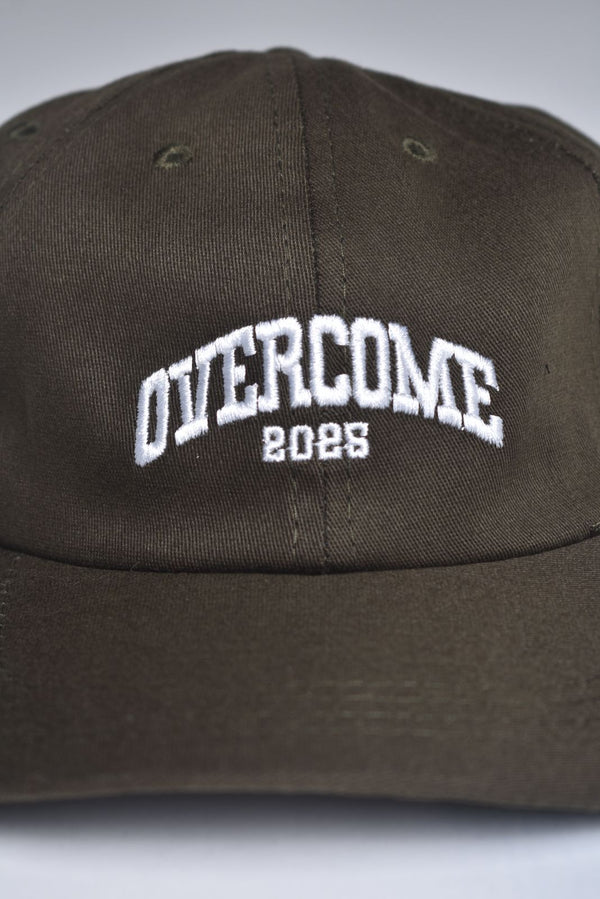 Boné Dad Hat Overcome "Overcome 25" Verde