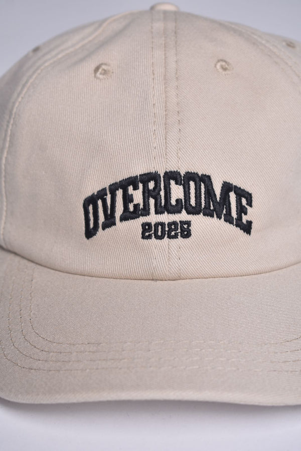 Boné Dad Hat Overcome "Overcome 25" Bege