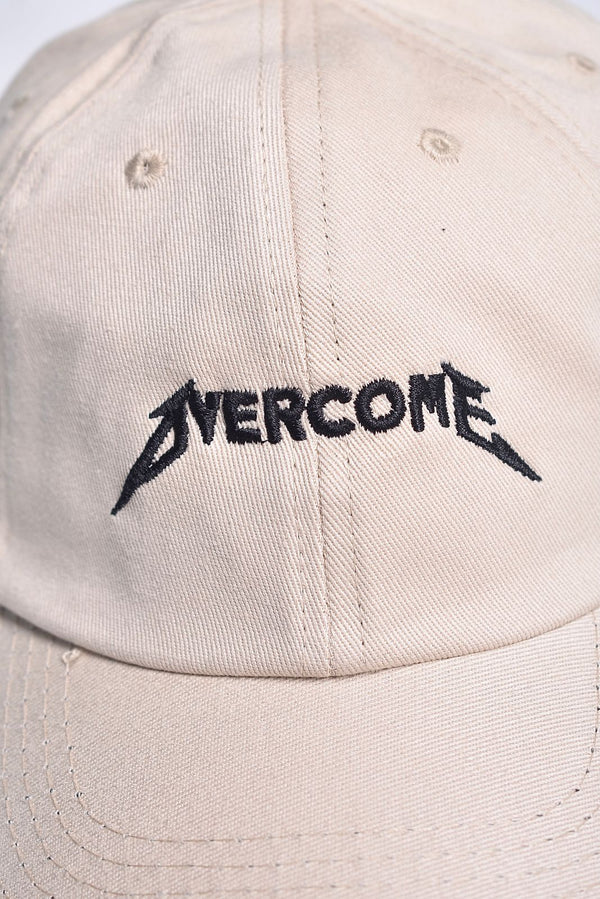 Boné Dad Hat Overcome Metallic Bege/Preto