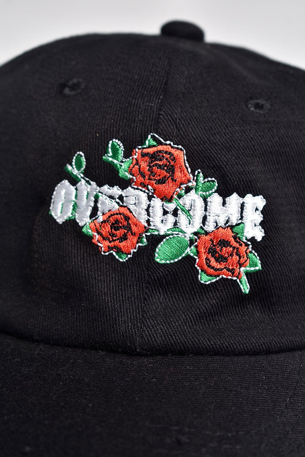 Boné Dad Hat Overcome "Iron Roses" Preto