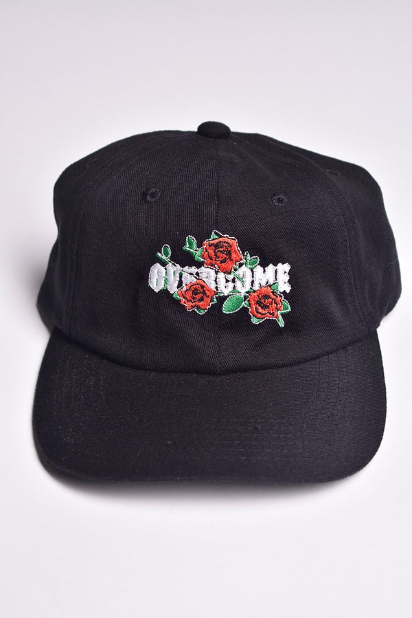 Boné Dad Hat Overcome "Iron Roses" Preto