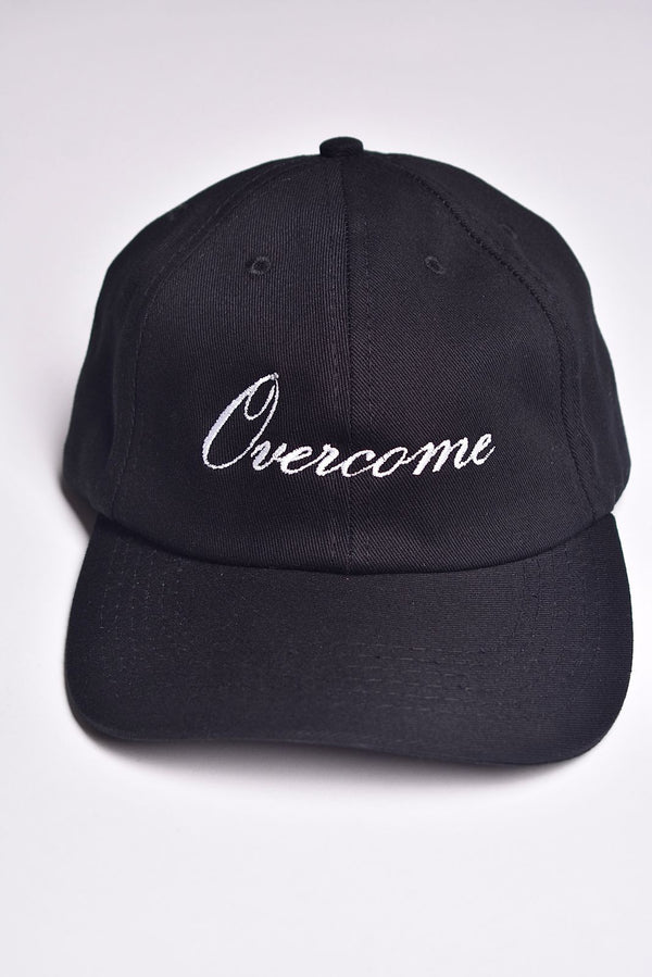 Boné Dad Hat Overcome Cursive Preto