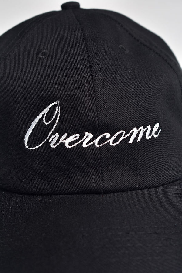 Boné Dad Hat Overcome Cursive Preto