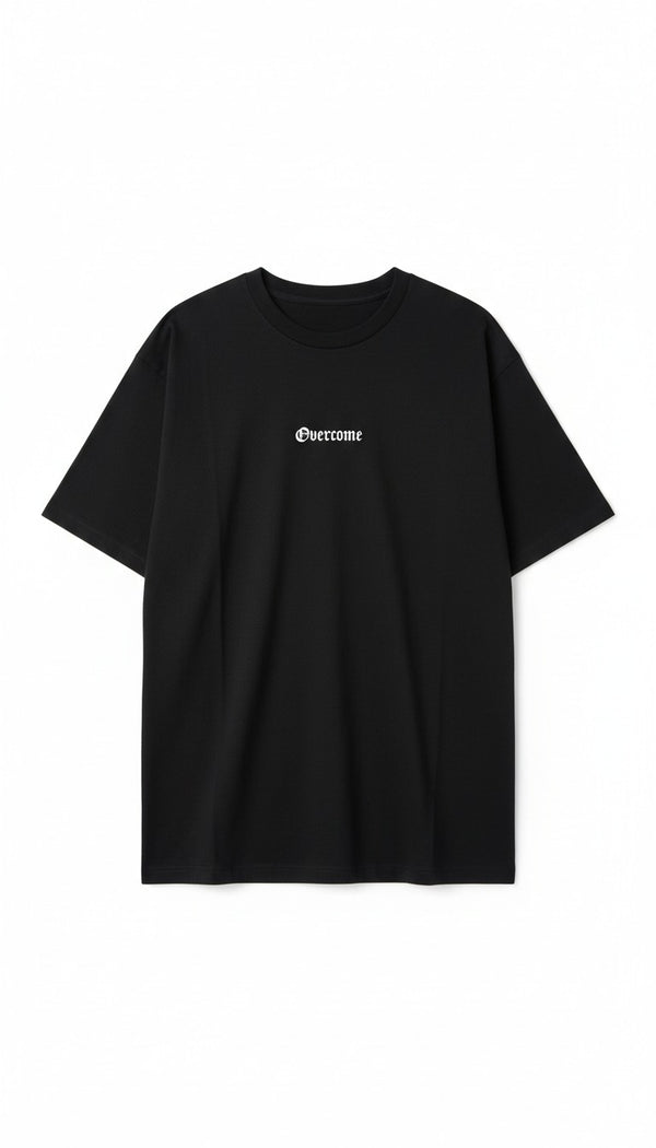 Camiseta Overcome New Script Preta/Branca-001