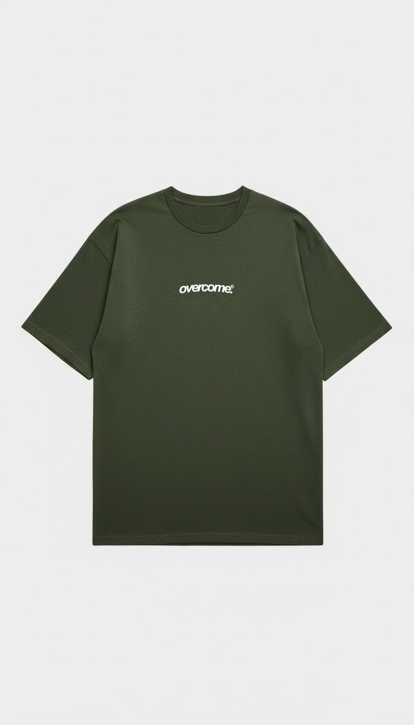 Camiseta Overcome logo 25 Verde-001
