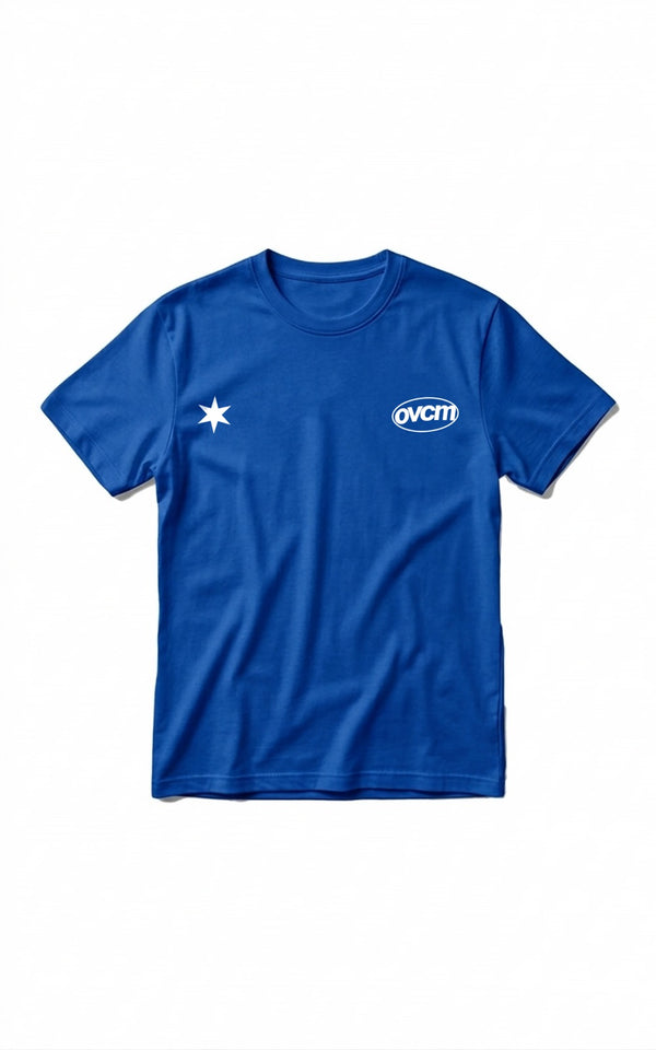 Camiseta Oversized Overcome Urban Star Azul Royal-001