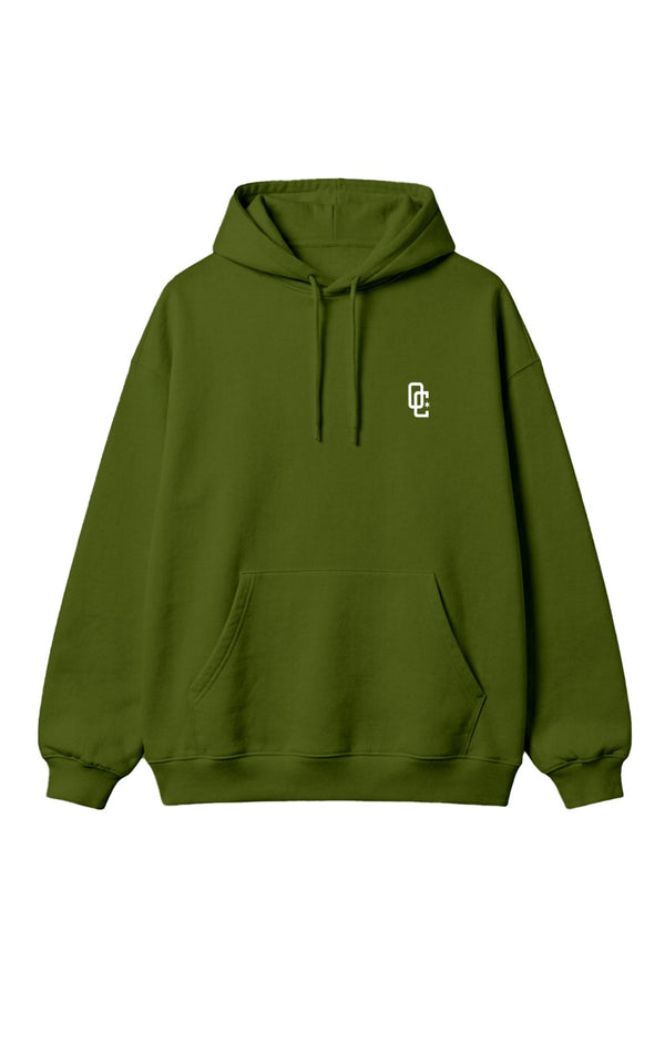 Moletom Overcome Canguru "Logo" Verde Escuro-001