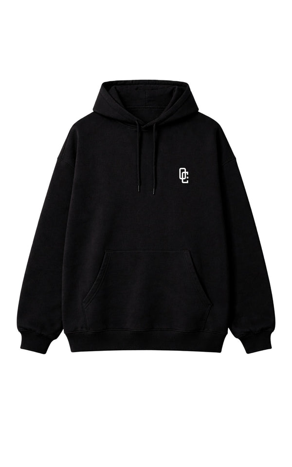 Moletom Overcome Canguru "Logo" Preto-001